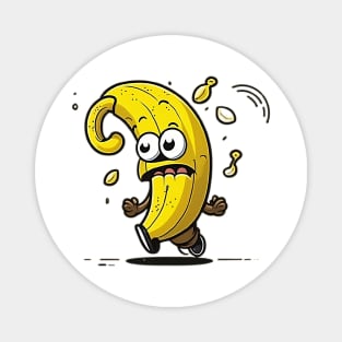 Funny cartoon banana Magnet